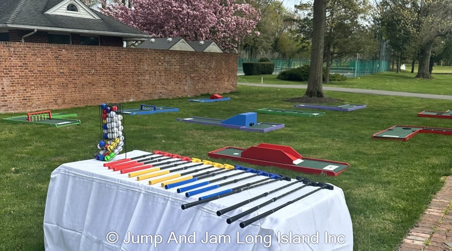 9 Hole Mini golf set - Bounce House Rental, Inflatable Rental ...