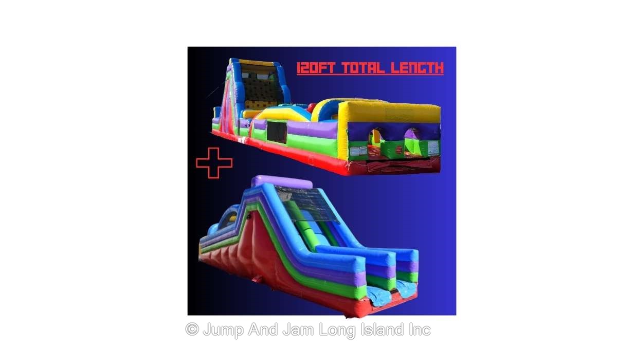 OC - 120FT MEGA COURSE - Bounce House Rental, Inflatable Rental ...